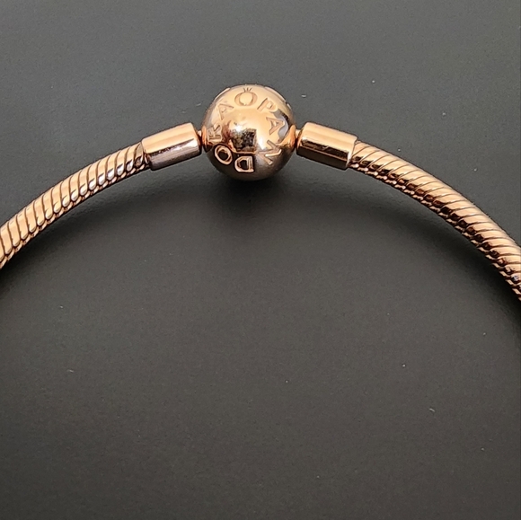 Authentic Pandora Moments Snake Chain Bracelet size 7 - Picture 5 of 6